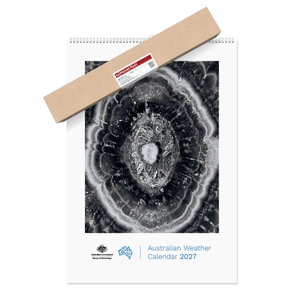 	Australian Weather Calendar 2027 - large tube