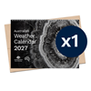 	Australian Weather Calendar 2027 - small flatpack x 1