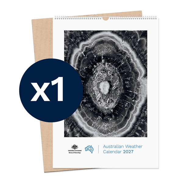 	Australian Weather Calendar 2027 - large flatpack x 1