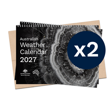 	Australian Weather Calendar 2027 – small flatpack x 2